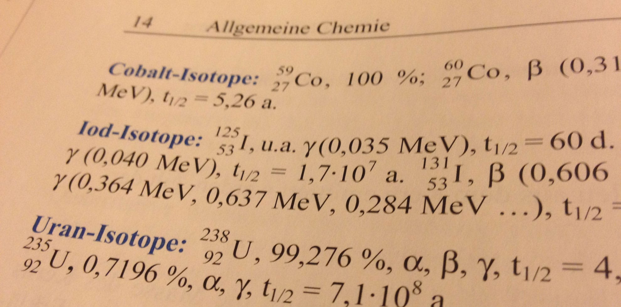 Chemische Formeln
