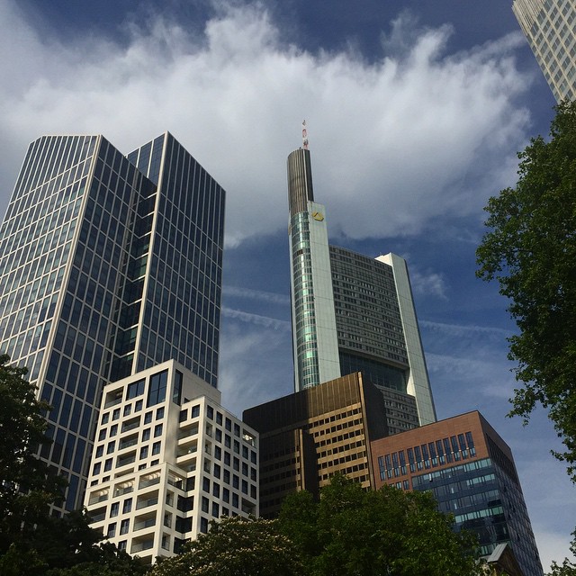 Four different high-rises in Frankfurt