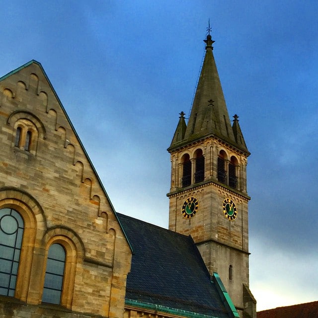 A church tower