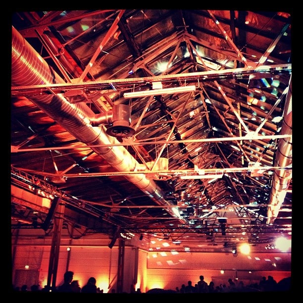 Industrial roof over a big room